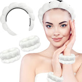 Facial Cleansing - Wrist Bands & Headband - Set