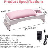 Hand / Arm Rest Pillow Stand & UV Lamp 72w