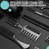 Hair Comb Set - 8pcs