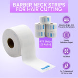 Barber Neck Strips for Hair Cutting - 5 Rolls