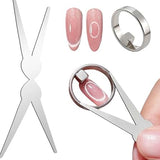 Cat Eye Magnet - Circular/Ring with Scissor-Shape
