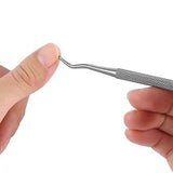 2-in-1 Stainless Steel Tool for Ingrown Nails - Nail Cleaner & Dead Skin Fork