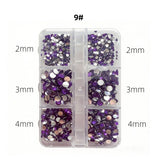 Nail Decoration - Rhinestone 6 Grit Box