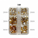 Nail Decoration - Rhinestone 6 Grit Box