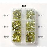 Nail Decoration - Rhinestone 6 Grit Box