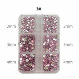 Nail Decoration - Rhinestone 6 Grit Box