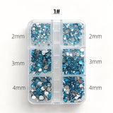Nail Decoration - Rhinestone 6 Grit Box