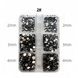 Nail Decoration - Rhinestone 6 Grit Box