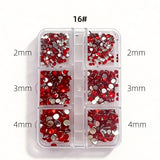 Nail Decoration - Rhinestone 6 Grit Box
