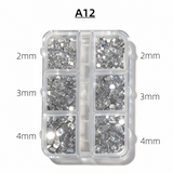 Nail Decoration - Rhinestone 6 Grit Box