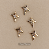 Star Rhinestone Nail Charms - 5pcs
