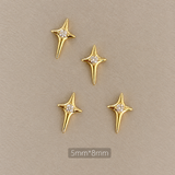 Star Rhinestone Nail Charms - 5pcs