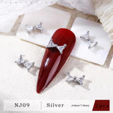 Rhinestone Bow Nail Charms - 01 - 2pcs
