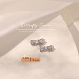 Rhinestone Bow Nail Charms - 04 - 2pcs