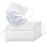 Mask - 3 Ply - White - 50pcs