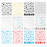 Flame Nail Stickers - JO-2430 / JO-2431