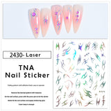 Flame Nail Stickers - JO-2430 / JO-2431