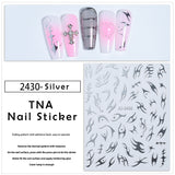 Flame Nail Stickers - JO-2430 / JO-2431