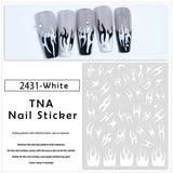 Flame Nail Stickers - JO-2430 / JO-2431