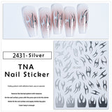 Flame Nail Stickers - JO-2430 / JO-2431