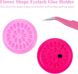 Eyelash Plastic Glue Holder - 10pcs