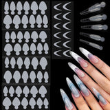 Reusable Silicone French Tip Guides for Dual Form