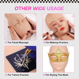 Mannequin Practice Head - For Lash Extensions & Makeup Training - Light Skin
