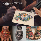 Black Tattoo Practice Skin - 1pcs