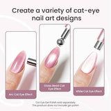 Cat Eye Magnet - 3 in 1 Double-Ended Cylindrical & Ball Magnetic Pen
