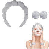 Facial Cleansing - Wrist Bands & Headband - Set