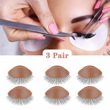 Mannequin Practice Head Replacement Eyelids - 3 Pairs - Dark Skin