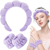 Facial Cleansing - Wrist Bands & Headband - Set