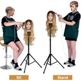 Mannequin Head Wig Tripod Stand