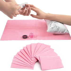 Disposable Multi-Purpose Beauty Pad Paper- 125pcs - Pink