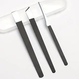 Toe Nail Cutter / Stainless steel pedicure knife / Slanted Ingrown Toenail Clipper - 3pcs