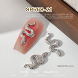 Snake Nail Charms - 20pcs