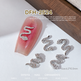 Snake Nail Charms - 20pcs