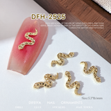 Snake Nail Charms - 20pcs