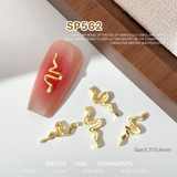 Snake Nail Charms - 20pcs
