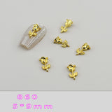 Metal Floral Nail Charms - 10pcs
