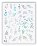 Nail Sticker - 1095 - Snake