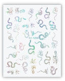 Nail Sticker - 1096 - Snakes