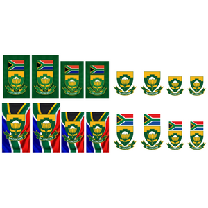 South Africa Cricket - Nails Water Decals