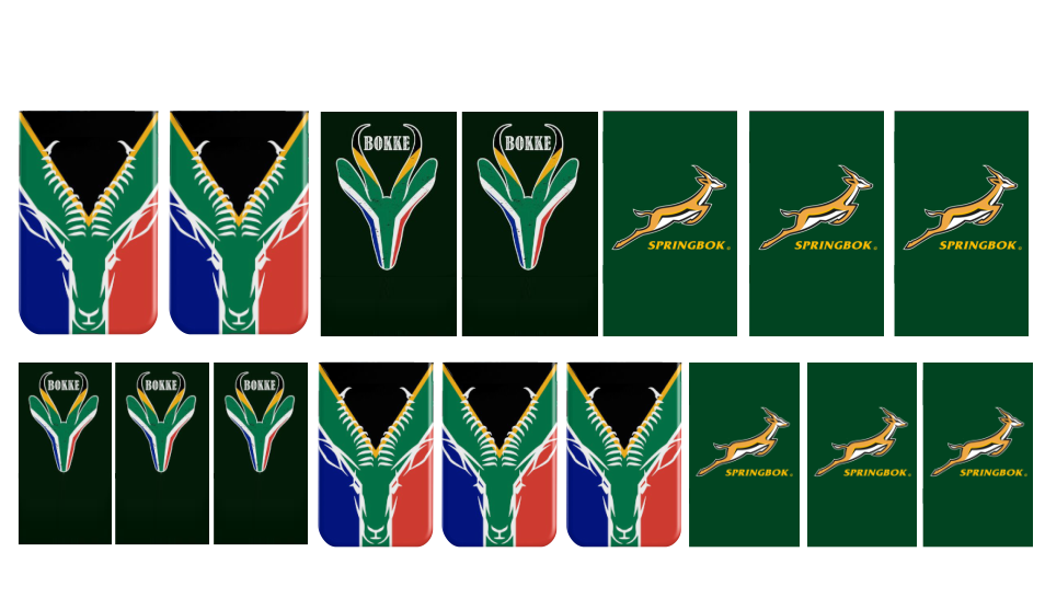 Springbok Rugby - Water Decals – Madz Nail & Beauty