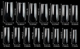 Square - Long - Full Cover - Soft Gel Nail Tips - 450pcs - Clear