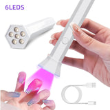 18W Mini Handheld UV/LED Nail Lamp - USB Powered