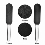 Pedicure Foot File - Stainless Steel - File & 12 Replacement Pads