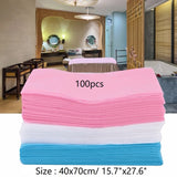 Disposable Non-Woven Sheets for Eyelashes Pillow - Pink - 100pcs