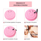 Eyelash Plastic Glue Holder - 10pcs