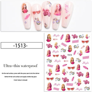 Nail Sticker - Barbie - (JO-1513)